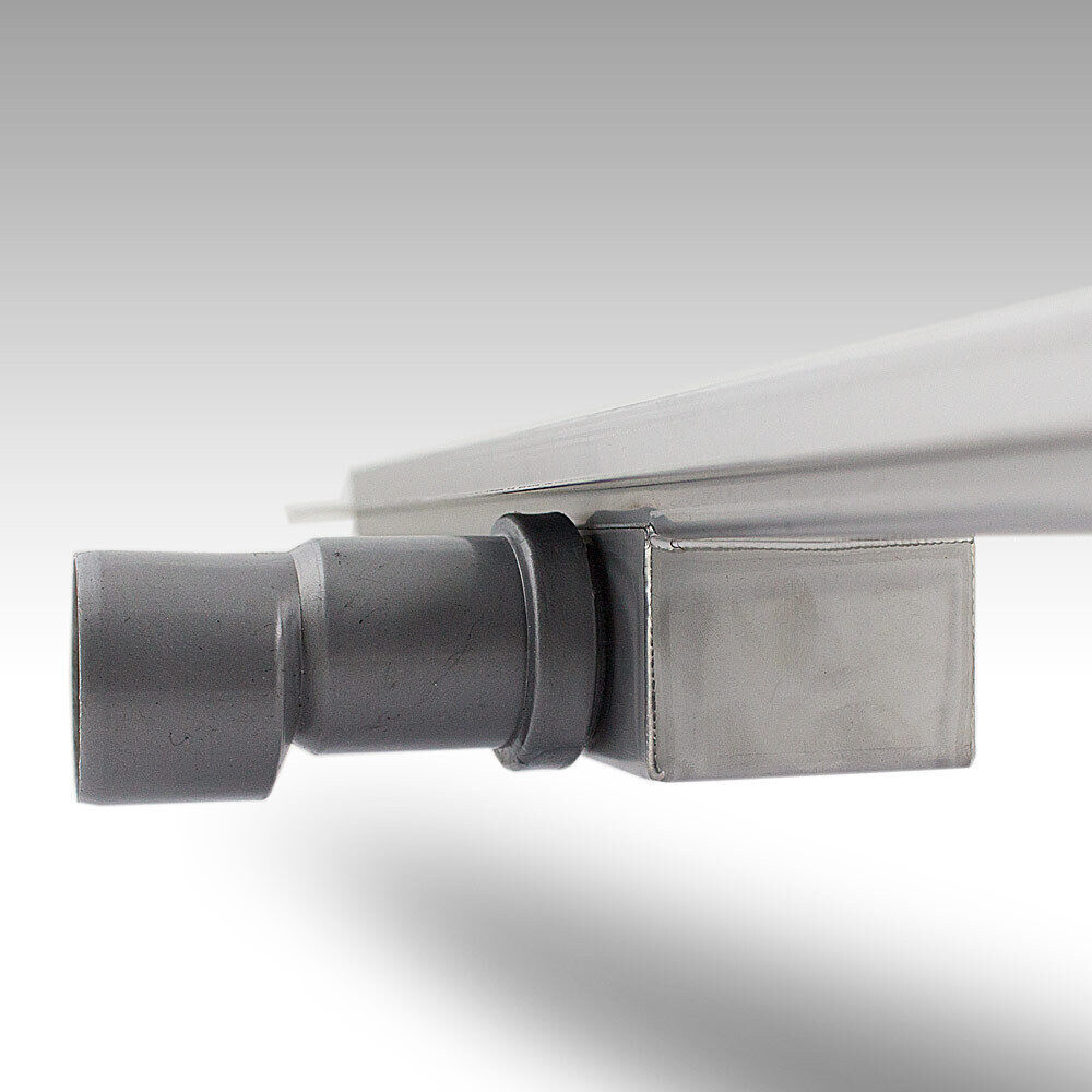 Lineární sprchový žlab 100 cm koupelnový s maskou a sifonem Glass Schwarz M16795